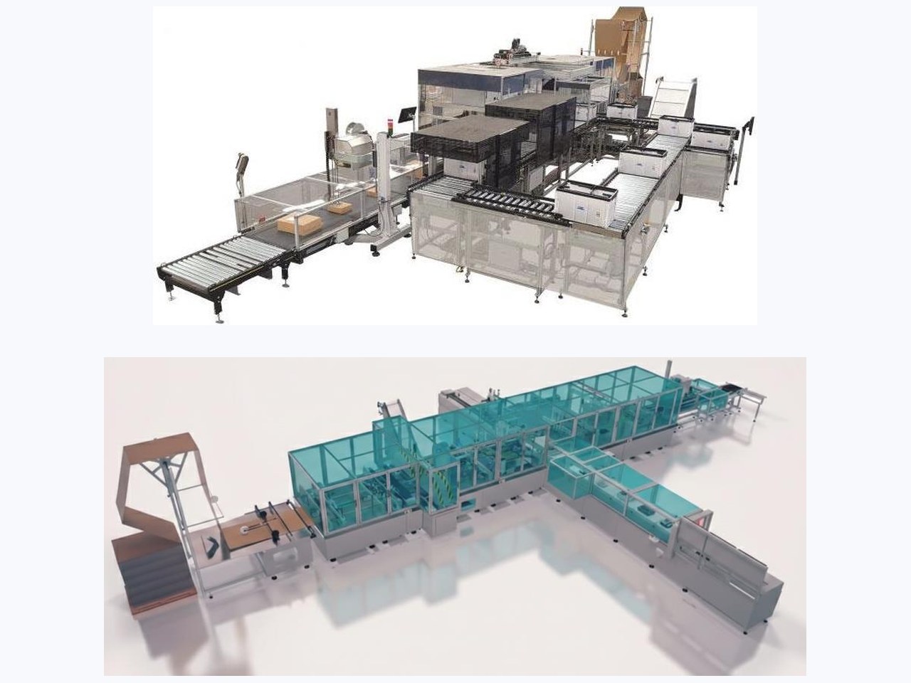 CMC Genesys and Carton Wrap automated packaging line