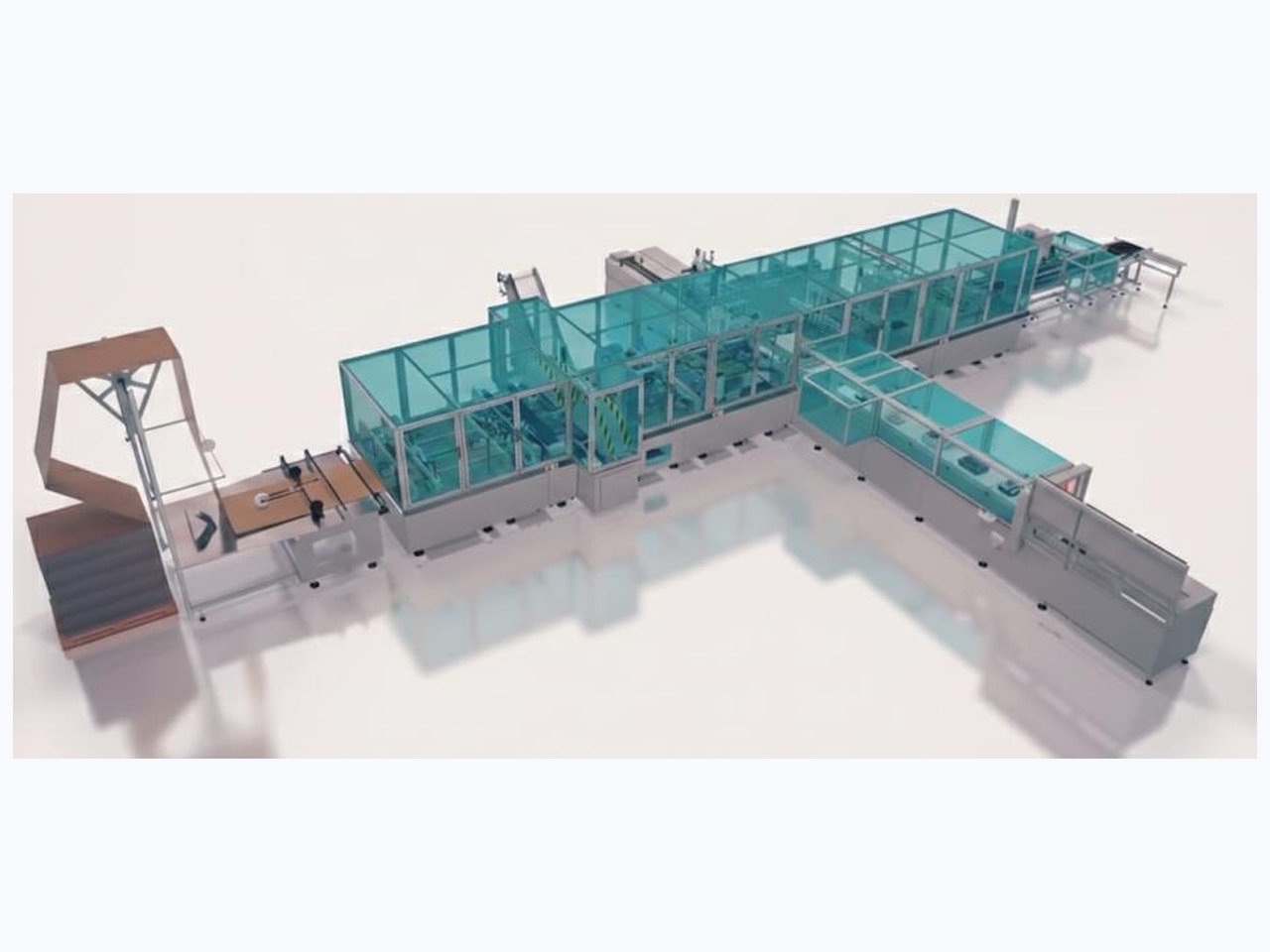 CMC automated packaging line